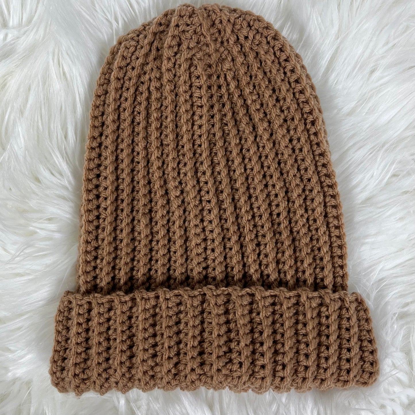 Classic Ribbed Beanie Toasted Almond