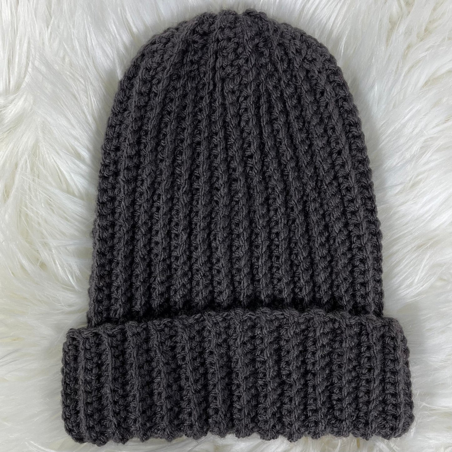 Classic Ribbed Beanie Gray